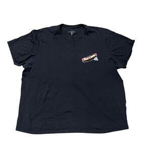 RAG & BONE Men's NY Hotdog Cotton Tee Size XXL In Black
